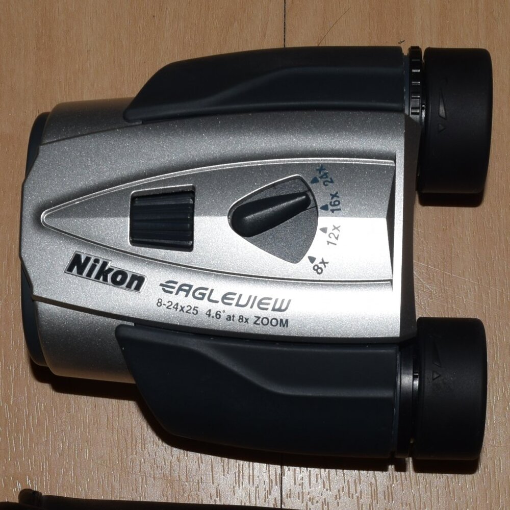 open box Nikon Eagle-view binoculars